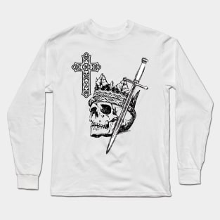 Crowned skull Long Sleeve T-Shirt